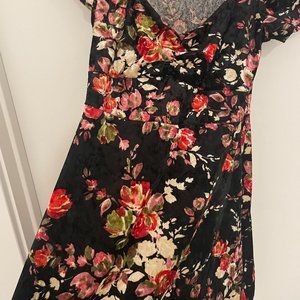 Urban Outfitters Floral Velvet Dress